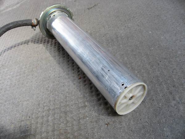 Tauchrohr ausgebaut mit der kleinen Mutter